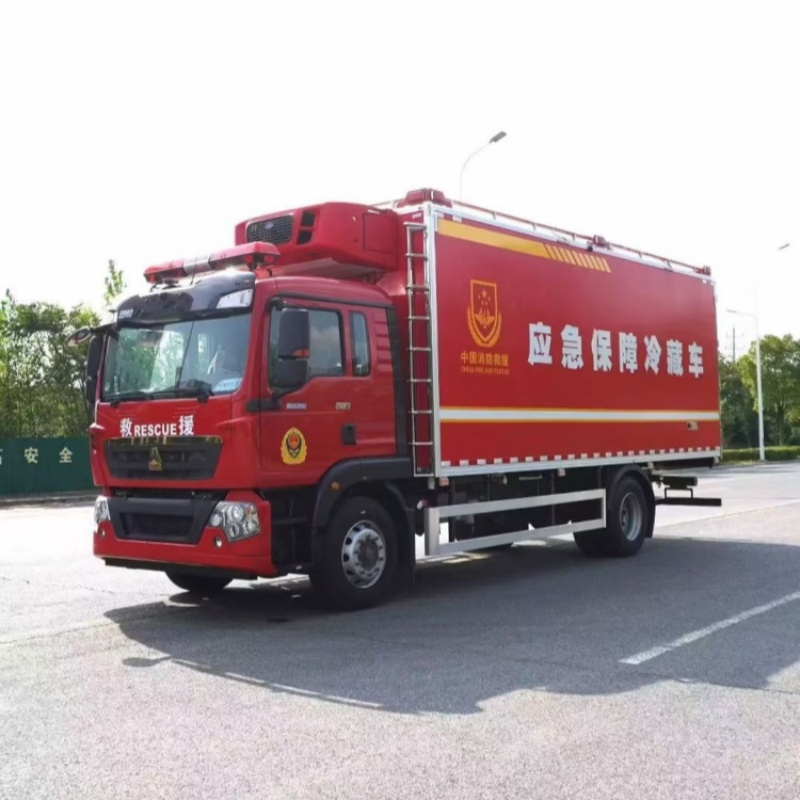 Sinotruk Howo mobile freezer box-type refrigerated truck