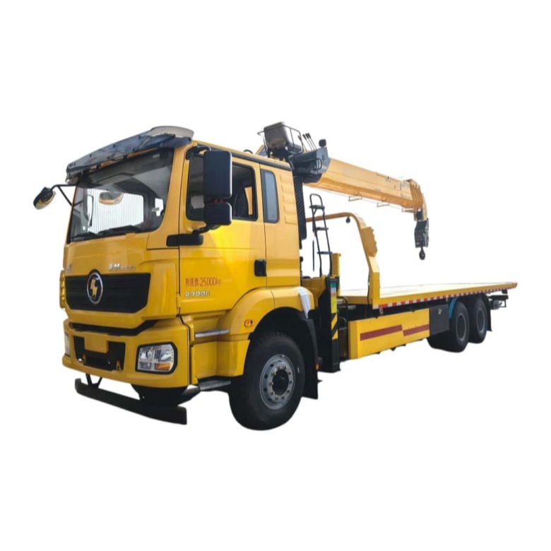 Shacman Delong Truck with XCMG 12ton straight-arm truck-mounted crane