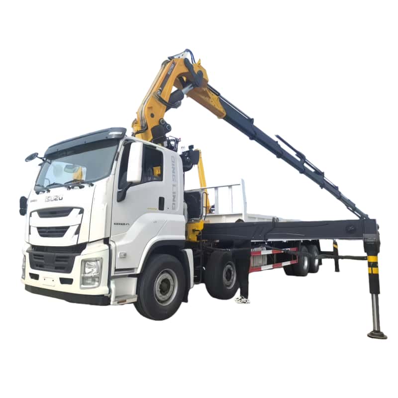 Isuzu XCMG 28 ton straight-arm truck-mounted crane