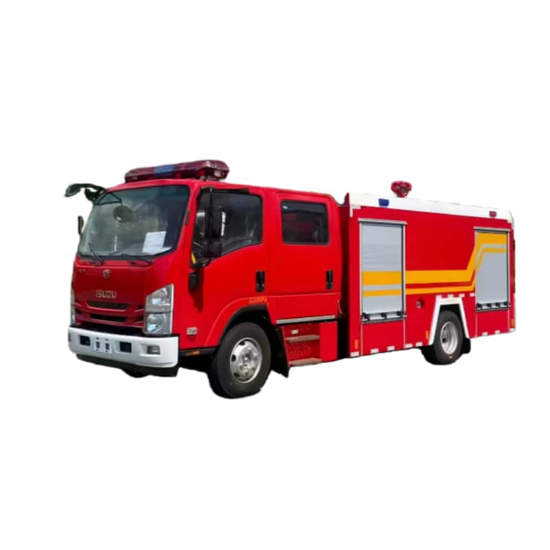 Isuzu 65M water tank fire truck rescue truck