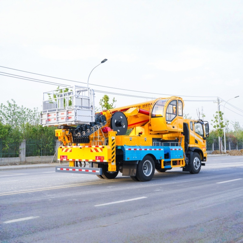 Dongfeng 47m Heavy-Duty Telescopic Boom Aerial Work Platform Truck