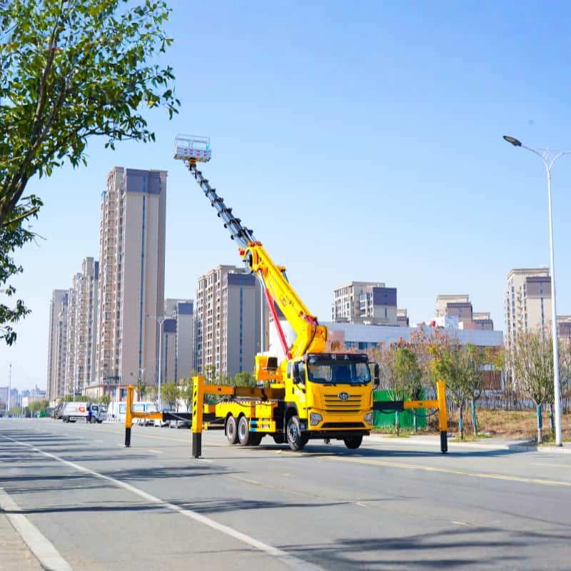 FAW 6×4 65-метровый синхронный телескопический автоподъемник