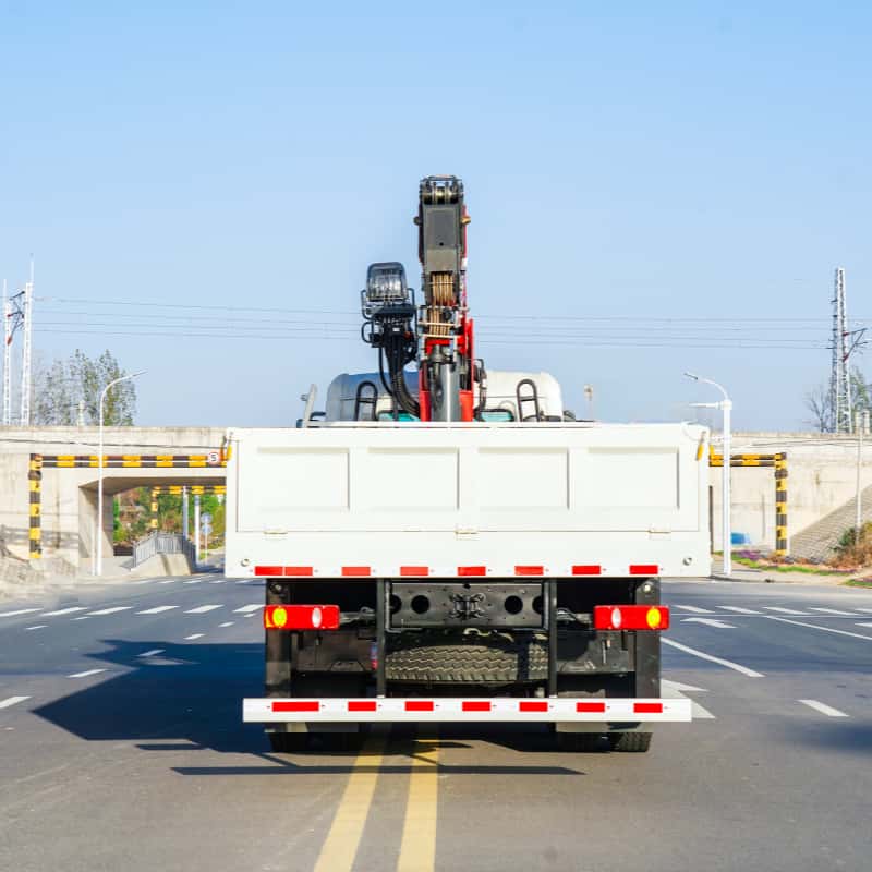 Sany Heavy Industry 12-ton Straight Boom Truck Crane, 8x4 Truck-mounted Crane