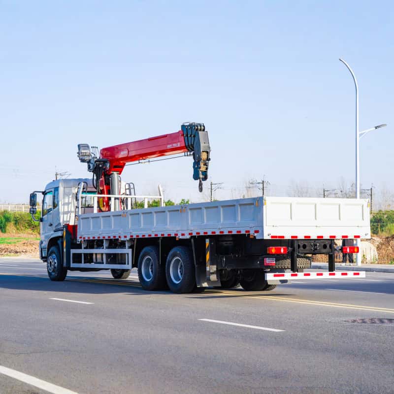 Sany Heavy Industry 12-ton Straight Boom Truck Crane, 8x4 Truck-mounted Crane