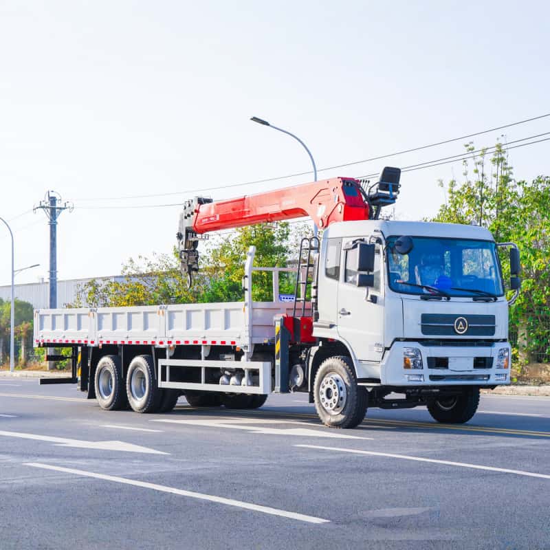 Sany Heavy Industry 12-ton Straight Boom Truck Crane, 8x4 Truck-mounted Crane