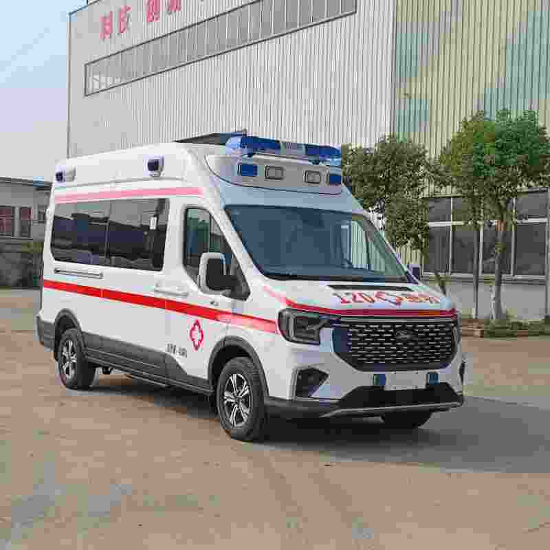 Ford Transit T8 Long Wheelbase High Roof Manual Transmission Monitoring Ambulance Ward-Type Ambulance