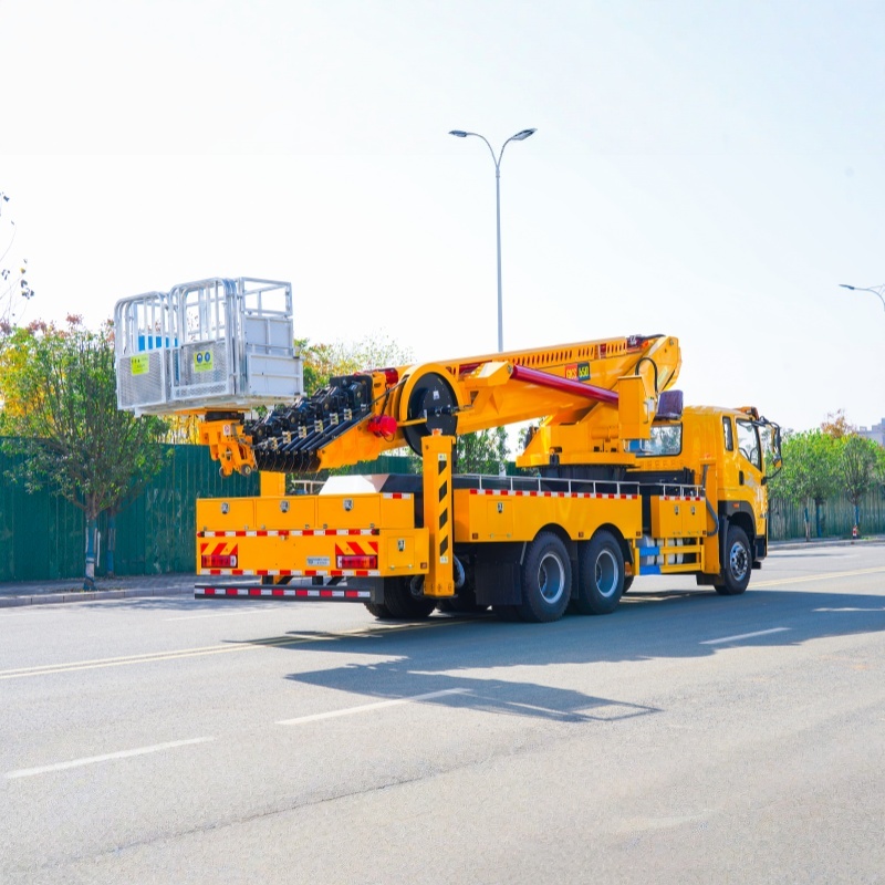 FAW 6×4 65-метровый синхронный телескопический автоподъемник