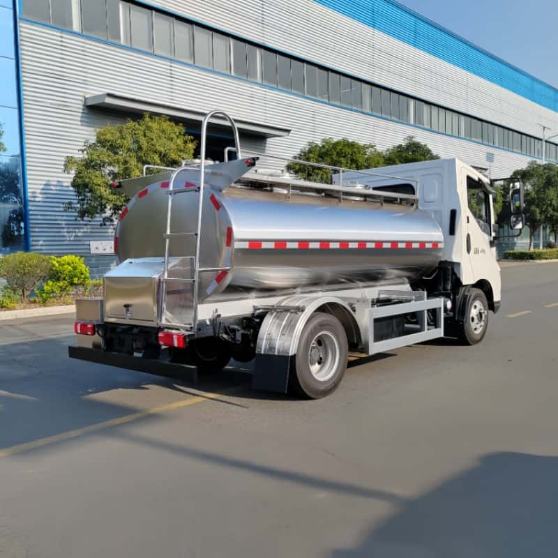 BYD Electric Milk Tanker Truck with Food-Grade Stainless Steel Tank