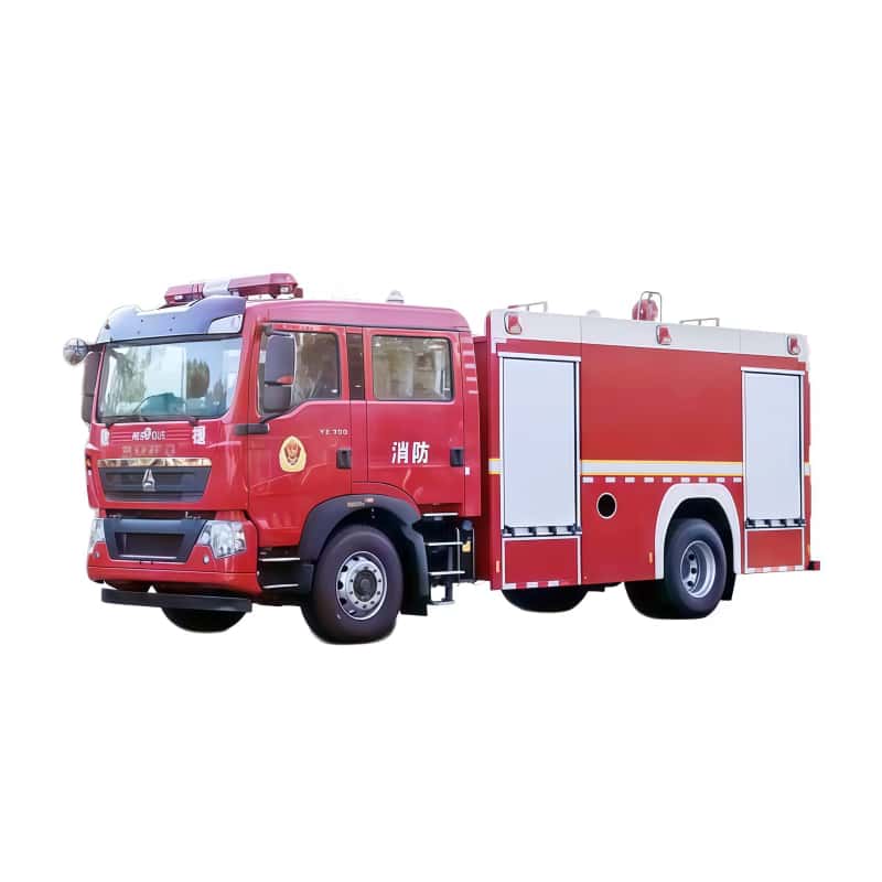 Пожарная машина Sinotruk Howo грузоподъемностью 8 тонн с пенообразователем