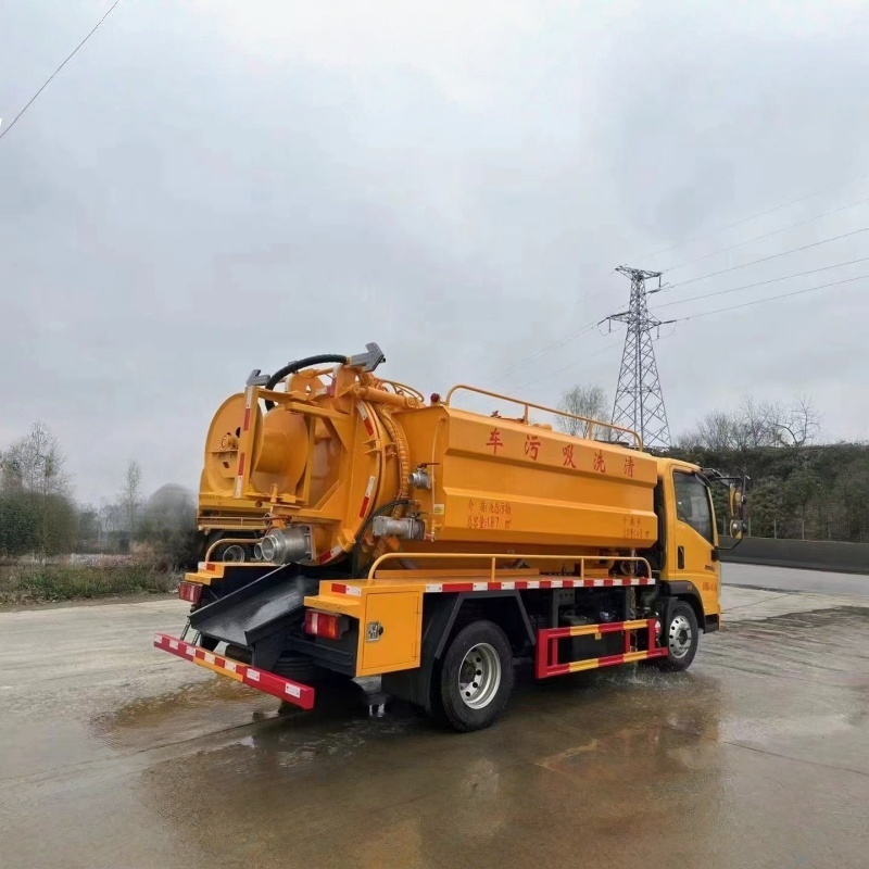 Sinotruk HOWO Blue Plate Combined Sewer Jetting and Vacuum Truck
