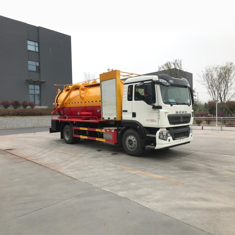 SINOTRUK HOWO 4×2 Sewer Jetting & Vacuum Truck