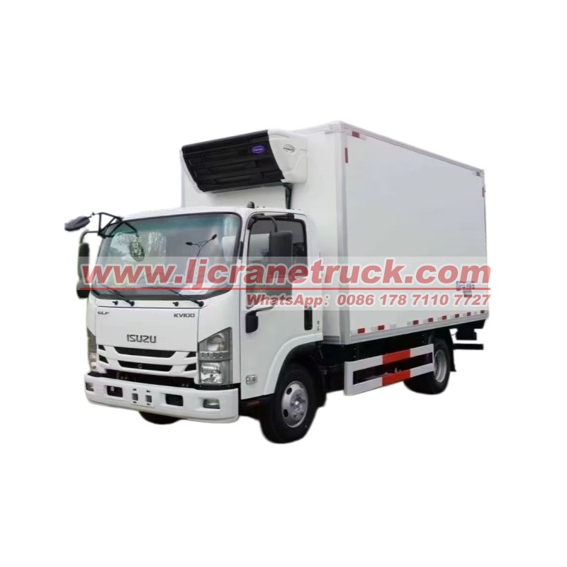 Рефрижераторный грузовик Isuzu грузоподъемностью 5 тонн с системой охлаждения Carrier.