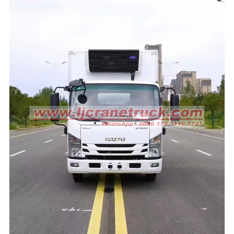 Рефрижераторный грузовик Isuzu грузоподъемностью 5 тонн с системой охлаждения Carrier.