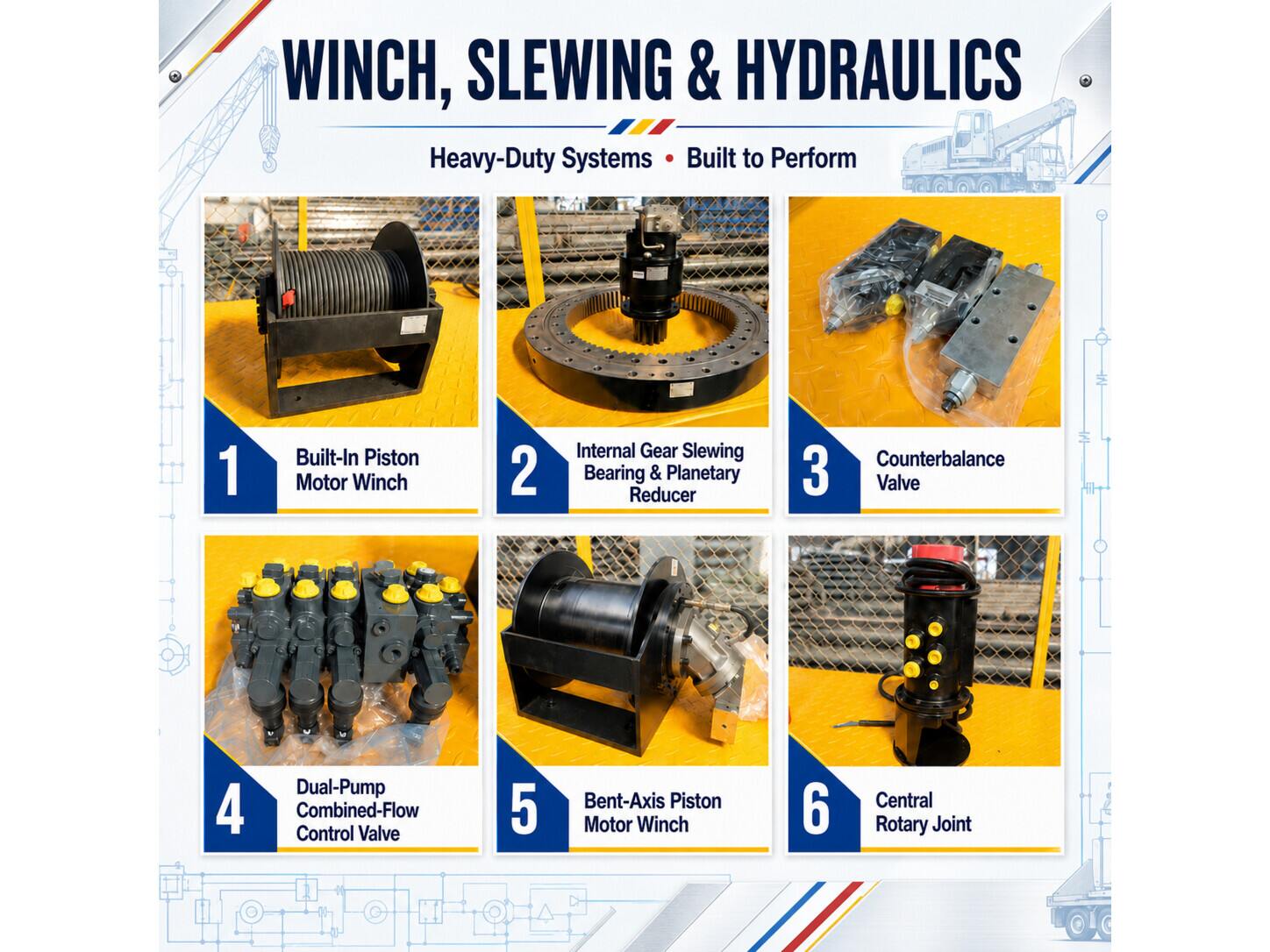 Truck-Mounted Crane Parts Truck-Mounted Crane Parts