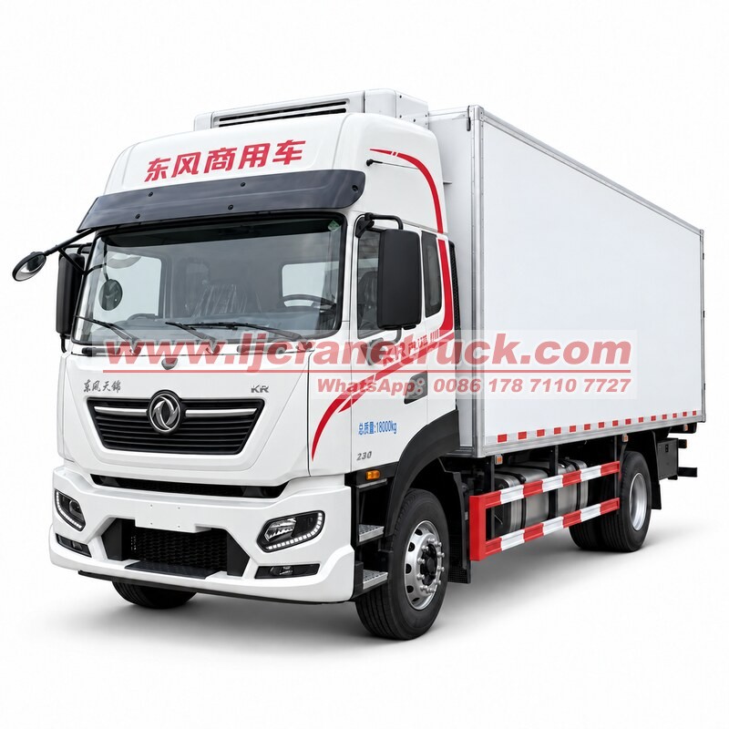 Рефрижераторный грузовик DONGFENG Tianjin длиной 6,8 м.