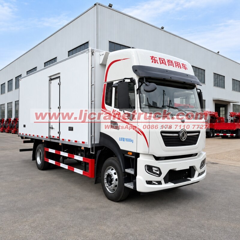 Рефрижераторный грузовик DONGFENG Tianjin длиной 6,8 м.